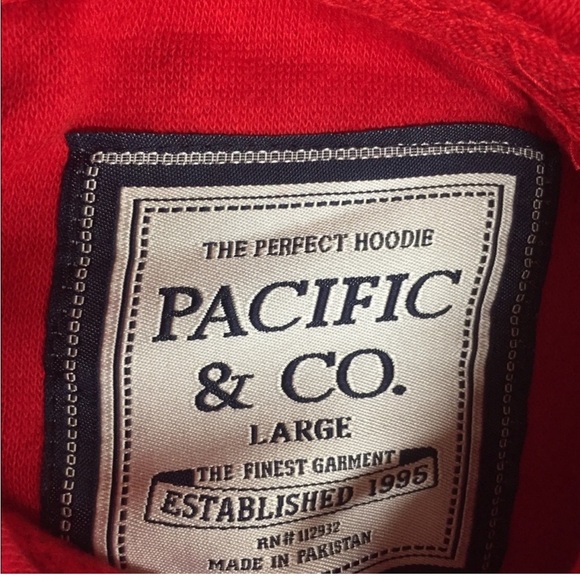 Ocean Patrol Seaside Heights NJ Red Hoodie Jersey Shore - Picture 8 of 9